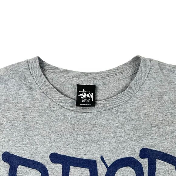 Stussy X Delicious Vinyl 2012 25th Anniversary The Pharcyde Drop Gray Tee Large - Picture 2 of 4